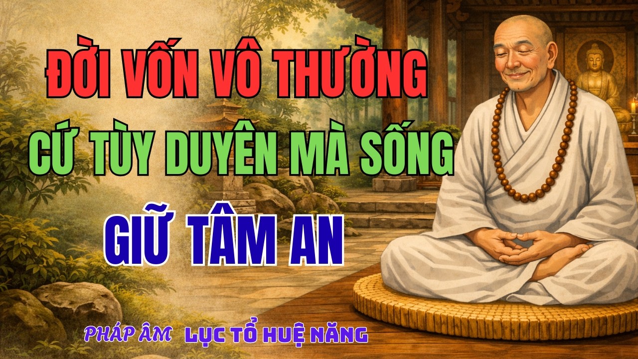 Đời Vốn Vô Thường – Cứ Tùy Duyên Mà Sống | Lục Tổ Huệ Năng Giảng Về Tâm An