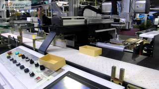 HM ZD6418E + HM TK2515 box line with lining machine