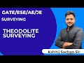 Surveying: Theodolite Surveying by Kshitij Sachan Sir #kshitij_sachan