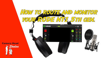 How to Route and Monitor Your RODE NT1 5th Gen.