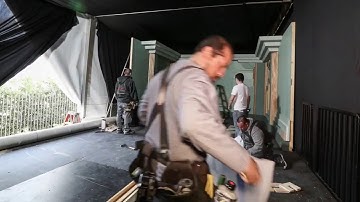 Oscars Vanity Fair Portrait Studio Setup Time-lapse