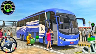 New Euro Coach Bus Simulator 2926: Indian City Bus Driving 3D Game! Android Gameplay screenshot 4