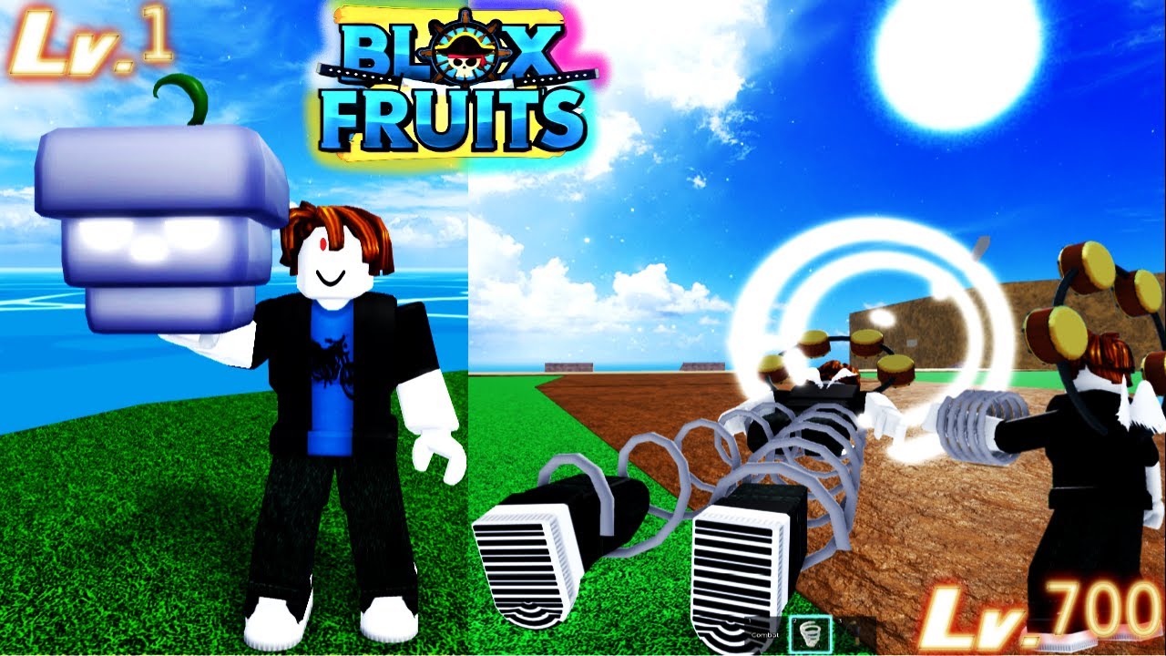 Bacon Level 1 to 700 Using Spring Fruit NOOB TO PRO - Blox Fruit🍎