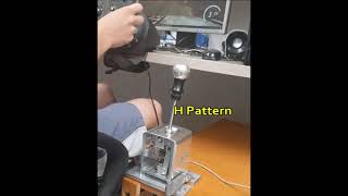 Sim Racing Shifter: H Pattern + Sequential - Prototype first test