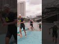 Swim Battle in Singapore 😱 #shorts #triathlon