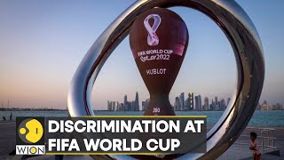Qatar Fifa World Cup Discrimination Between Protesters Pro-Palestine Banner Welcomed In Matches