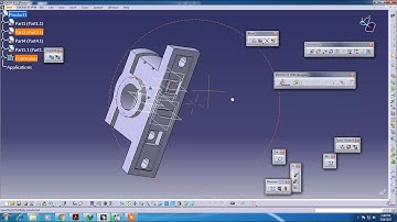 plumber block assembly in catia v5