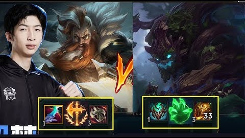 Xiao Chao Meng CẦM Olaf Bổ Cực Gắt Khi Đối Đầu Maokai/DariusLol