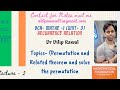 Unit-2/ L-2/Recurrence Relation/Permutation and Related theorem and solve the permutation