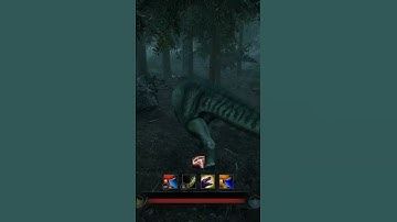 Trex vs stego #dinosaur #pathoftitans #gaming