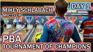 Mic’d Up With Michael Schlabach | PBA Tournament of Champions Day 1