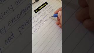 Neat and Clean Handwriting practice by ball pen | Handwriting improvement tips #handwritingpractice