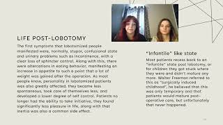Lobotomies presentation with Samantha Andersen