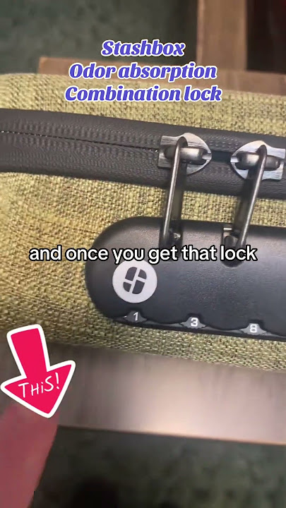 Smellproof Stashbox with Lock | #stashbox #smellproof