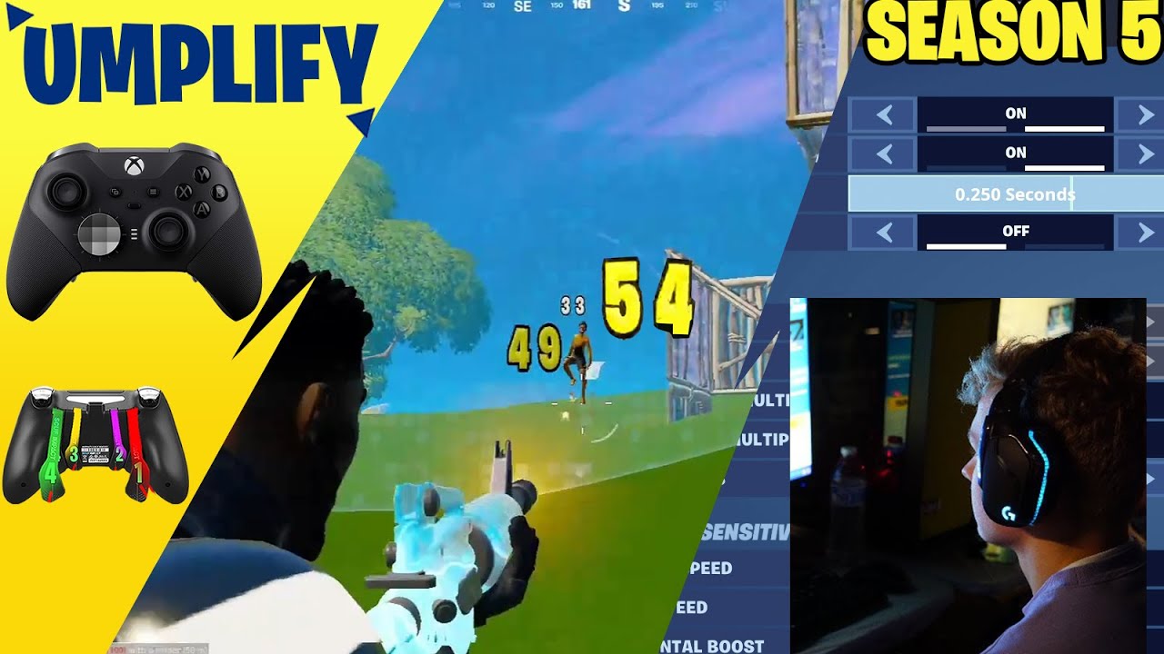 Umplify Settings Controller Fortnite season 5 (Full settings,setup,binds)