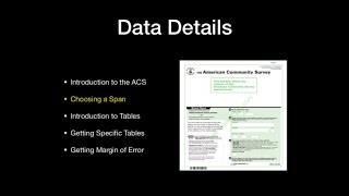 Data Details Module 4, Lesson 2: Choosing a Span Wealth