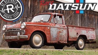 Will It Run After 35 Years | RARE 1965 Datsun 320 | First Start For Abandoned Mini Truck | RESTORED