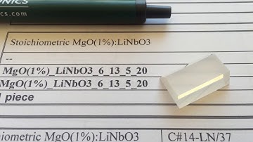 Lithium Niobate Magnesium Doped MgO:LiNbO3 crystal prism - sales@dmphotonics.com