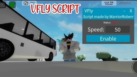 ROBLOX FE VFLY SCRIPT using FLUXUS EXECUTOR played at BROOKHAVEN - script link on pinned comments
