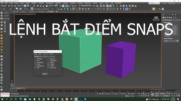 HƯỚNG DẪN LỆNH BẮT ĐIỂM SNAPS (S) TRONG 3DSMAX DÀNH CHO NGƯỜI MỚI BẮT ĐẦU - HODIDU STUDIO