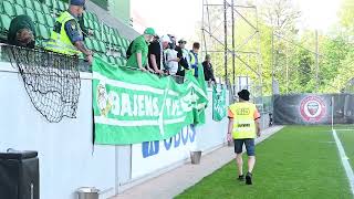 Vakterna tar ner banderollen | Kristianstad vs Hammarby | Damallsvenskan 2023