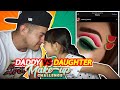 Daddy vs Daughter Make Up Challenge ** Competitive **