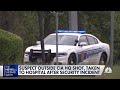 Intruder Attempts To Drive Through CIA Main Entrance. Shot By FBI Agents