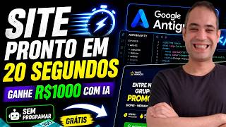 💣 CRIE LANDING PAGES COM IA EM MINUTOS (ANTIGRAVITY + HOSTGATOR 2026) 🤯💰 PASSO A PASSO COMPLETO
