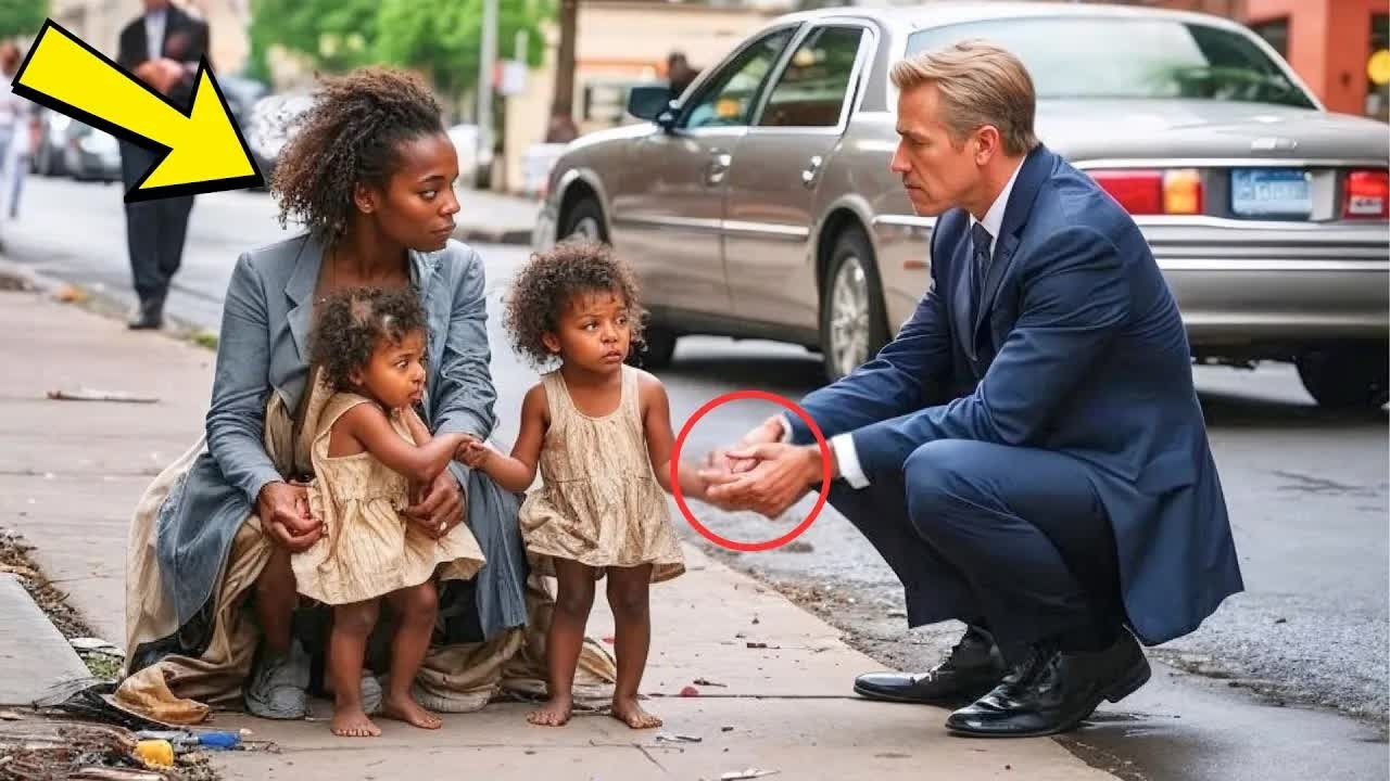 Un imprenditore dà le chiavi di casa a una mendicante con bambino Tornando è colpito da ciò che