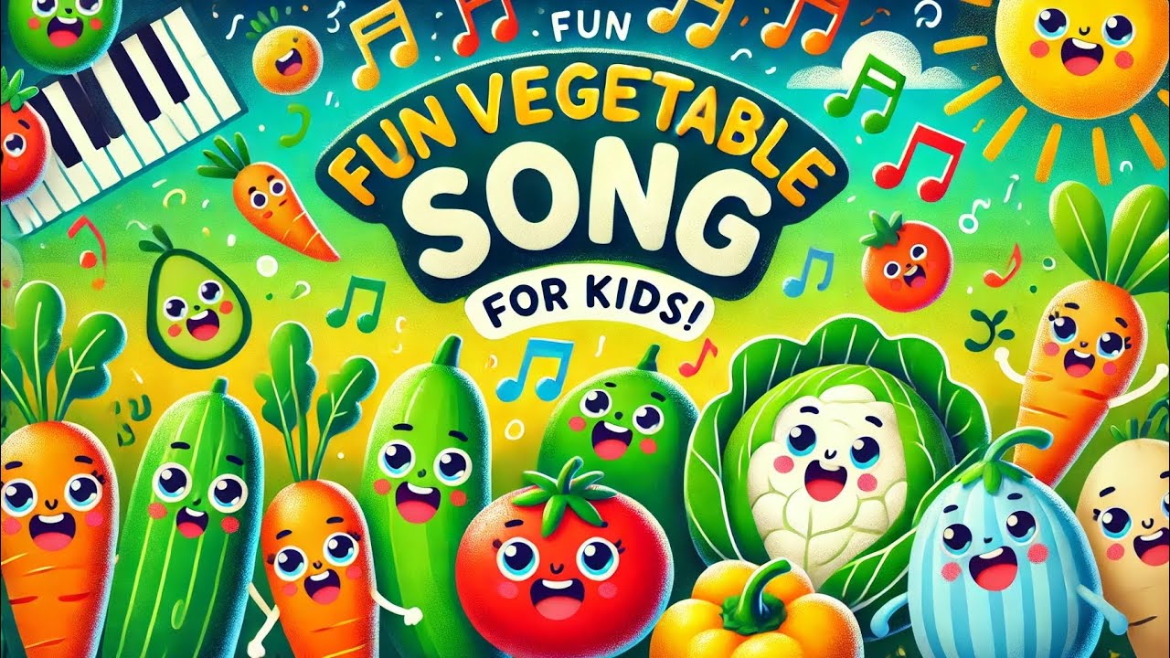"Fun Vegetable Song for Kids | Learn Vegetables with Music and Dance ...