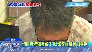20180702中天新聞 減幅超出預期!反軍改突襲總統喊還退休金