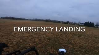 Emergency Landing with my Paramotor because of a riser twist
