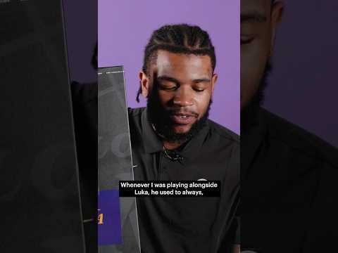 Jaden and Luka have a special connection ๐ #lakers