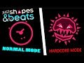 All Hardcore Just Shapes and Beats Bosses (Comparison)