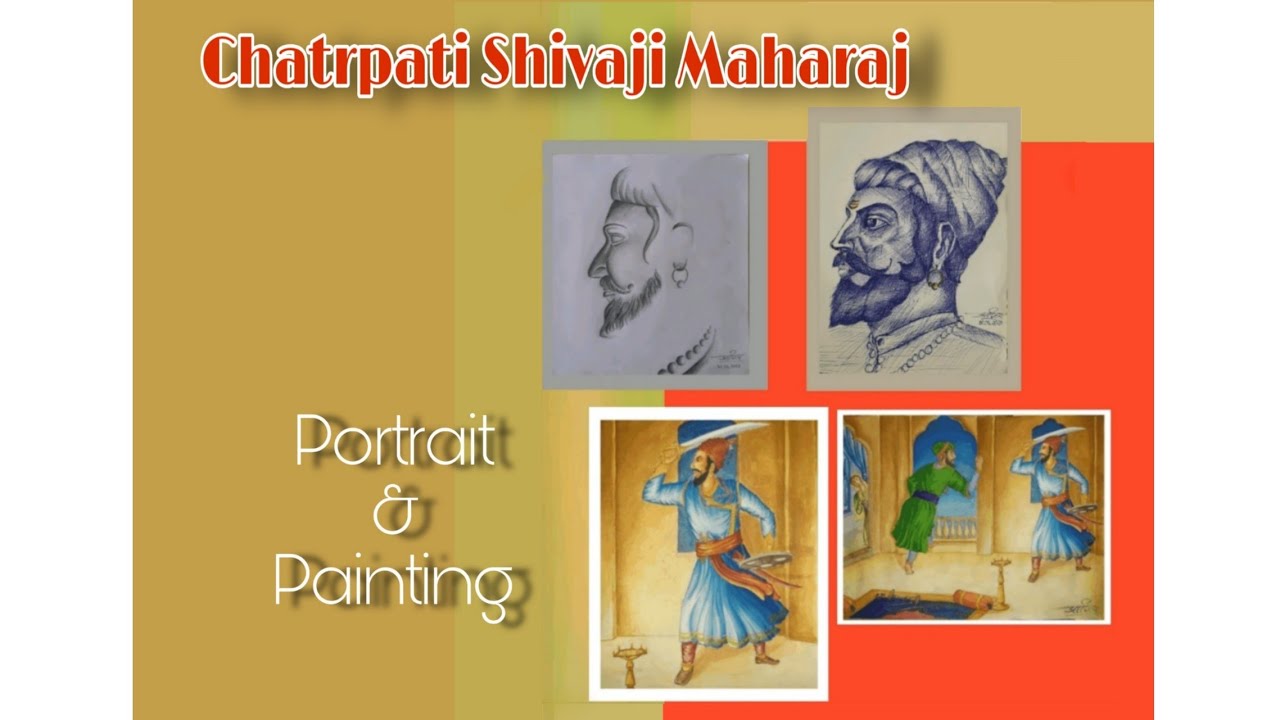 श्रीमंत छत्रपती शिवाजी महाराज🚩 Portrait Drawing & Painting By Me