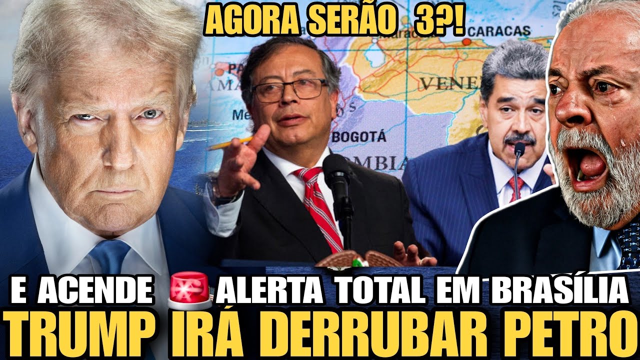 Trump diz que derrubará Petro e declaração abala Brasília