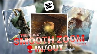 The SMOOTHEST Zoom In/Out Tutorial for CapCut 📈 (Better than AE?)