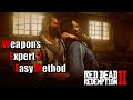 Red dead redemption 2 weapons expert 2 challenge easy method