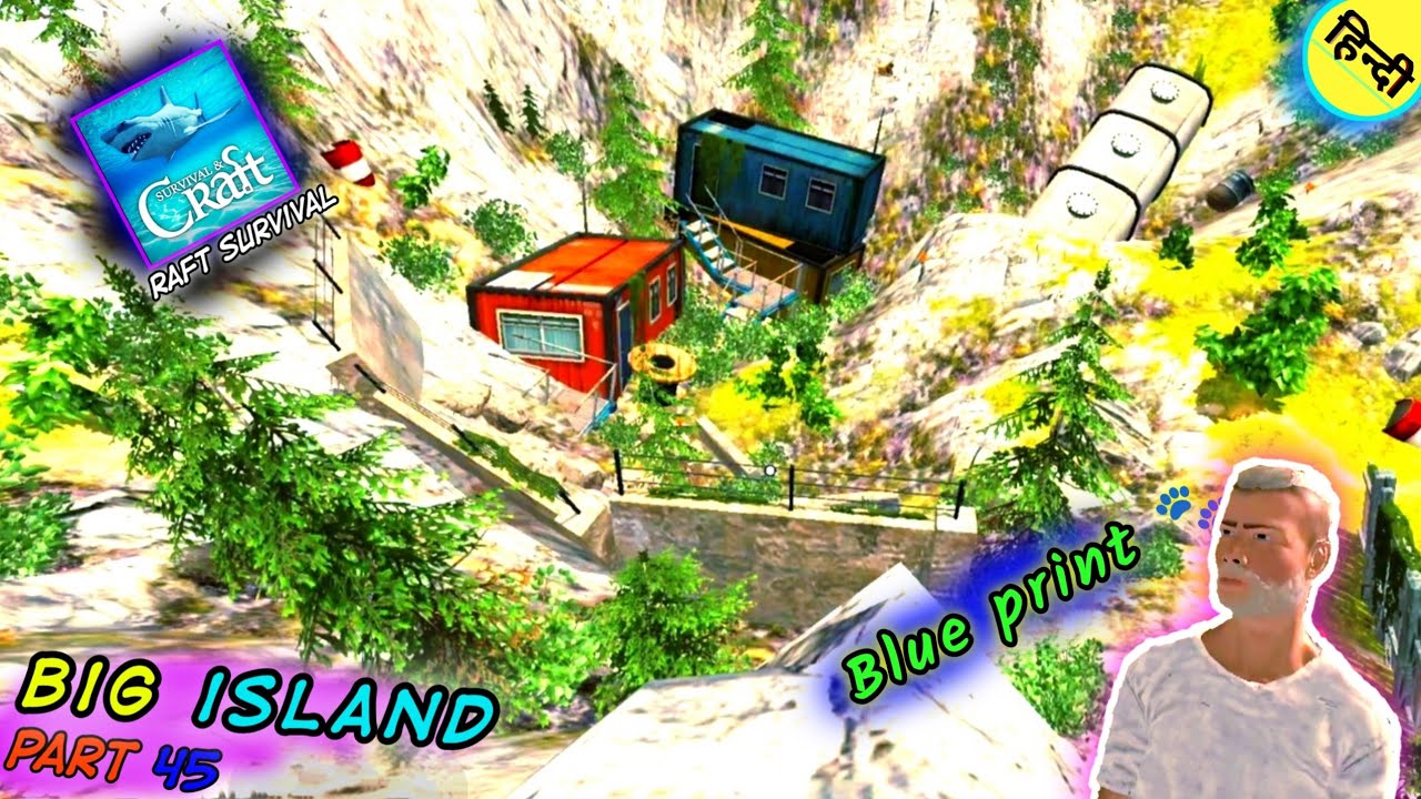 Searching for Blueprint in every Big island in Survival And craft || The IGF Games || Raft Part 45