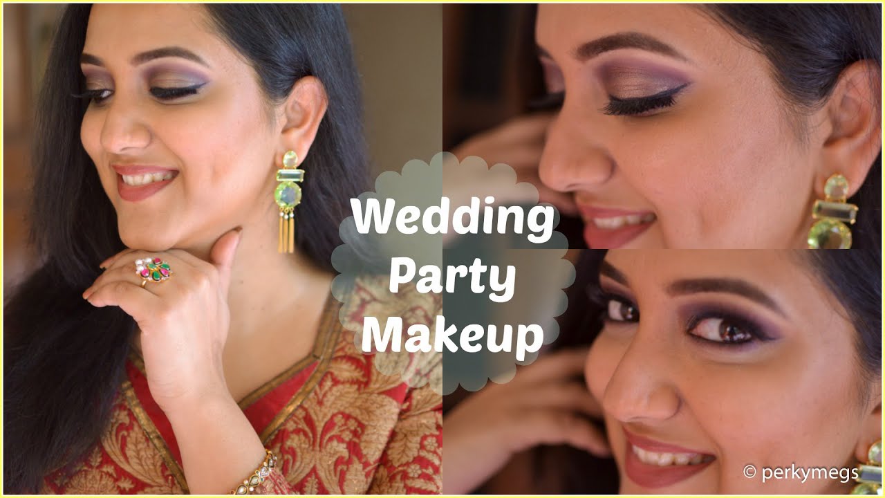 GRWM Indian Wedding Guest Makeup Tutorial Perkymegs YouTube