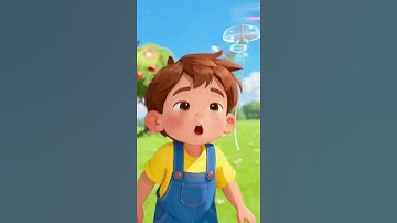 🌈 The Little Wind and the Lost Kite | 1-Minute Kids Story | Moral Tale for Children