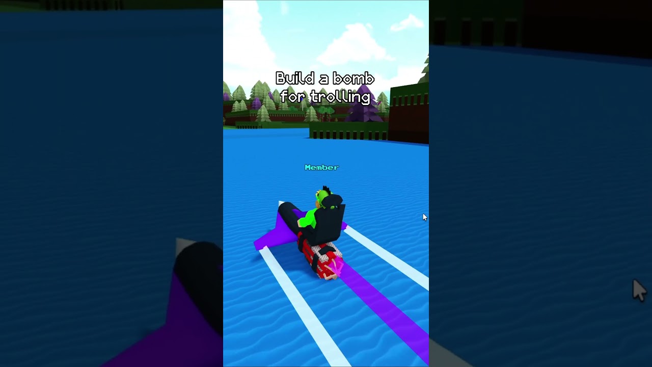 Build a bomb for trolling! 