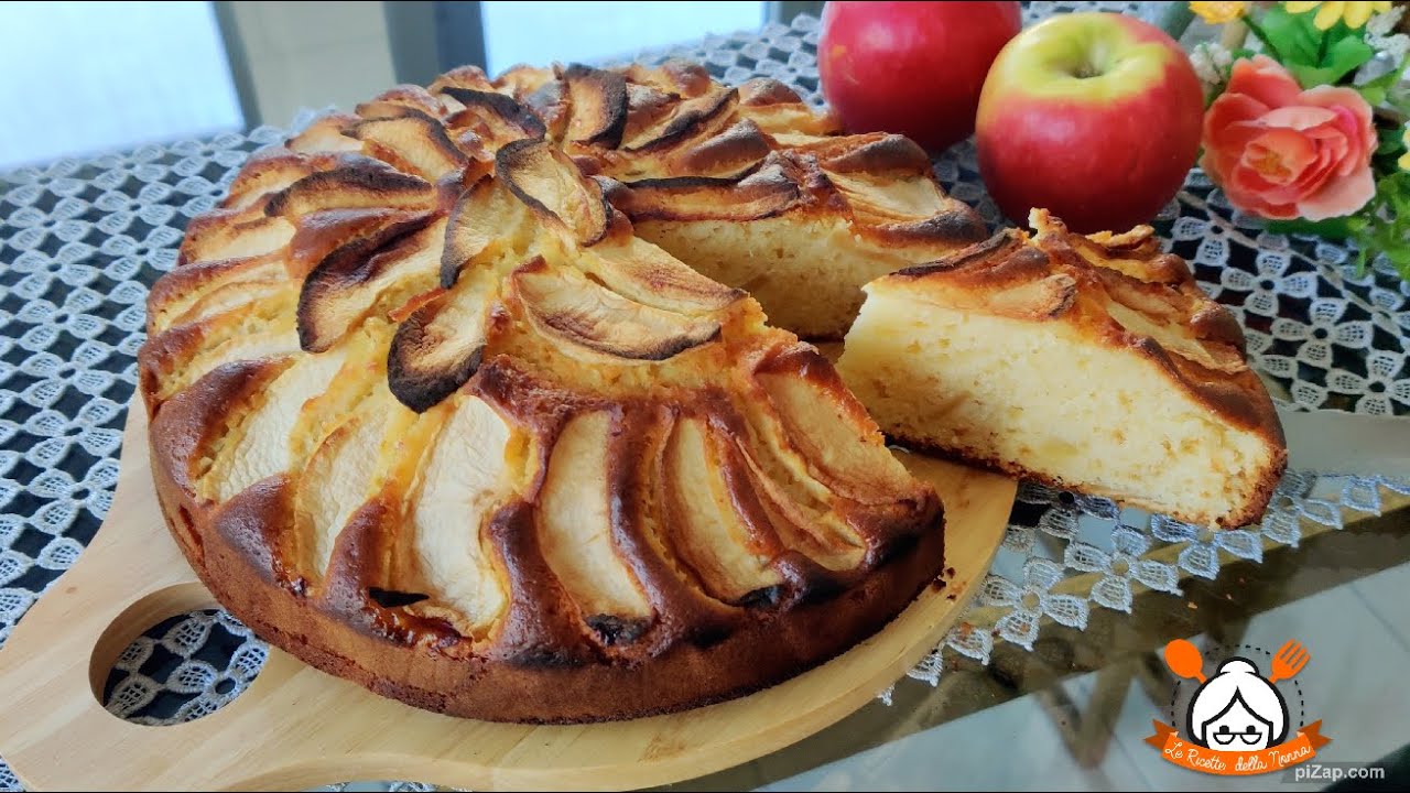 LA RICETTA DELLA NONNA PER PREPARARE LA TORTA DI MELE E YOGURT - YouTube