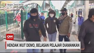 Hendak Ikut Demo, Belasan Pelajar Diamankan