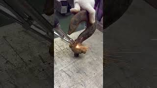 Hook Repair Welding 🔥 Satisfying Metal Fix  #shorts #welding #metal