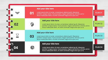 Multipurpose Notepad with Spiral binding design slide in PowerPoint