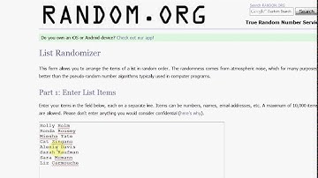 RANDOM BRACKET FOR WBW SIMULATION TOURNAMENT