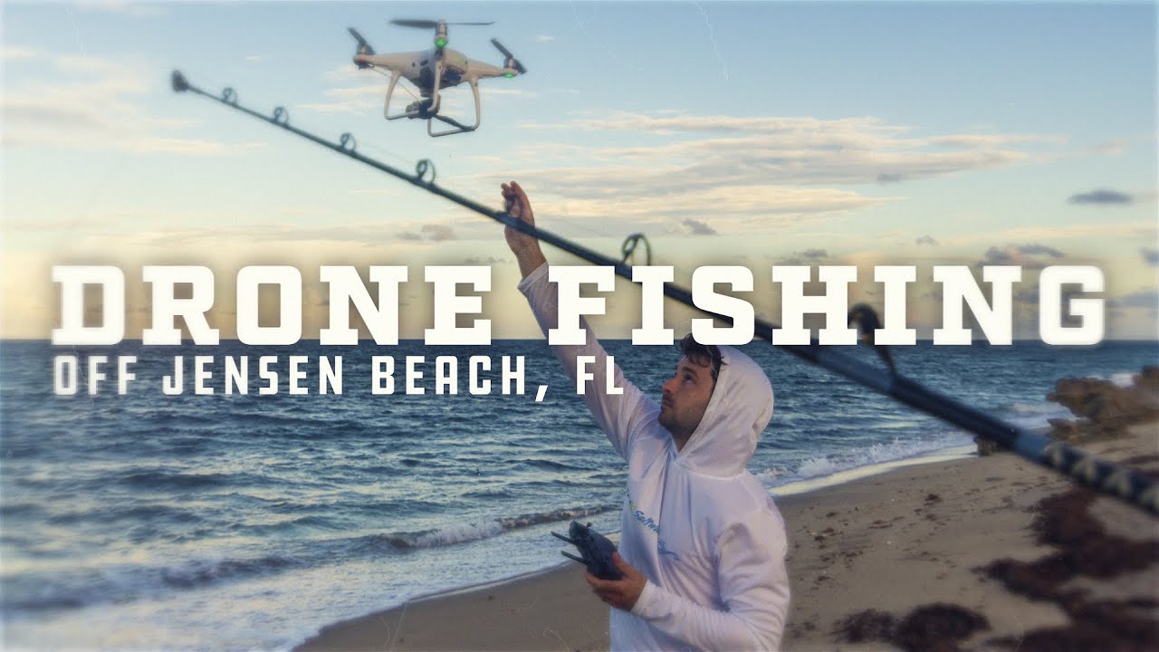 DRONE FISHING for BIG SHARKS with CUSTOM RODS Mud Hole TV Drone