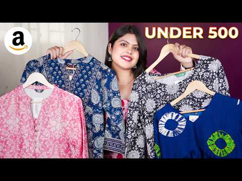 New Short Kurti/Kurta Under 500 | Amazon Summer Kurti Haul & Review 2026 | Priya Pandey