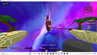luluovvv using fly hack (BLOCKDROP BEDWARS)